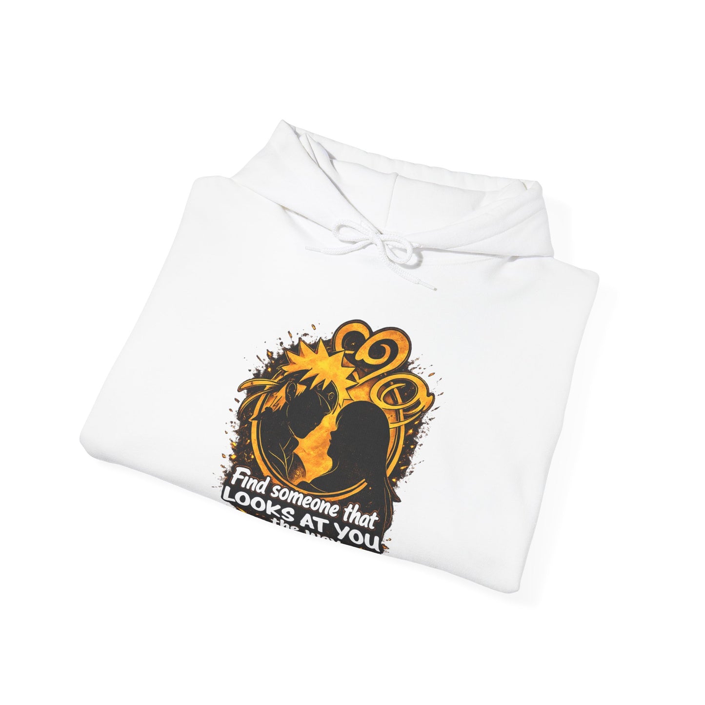 Hoodie - “Find Someone That Looks at You” Graphic Pullover
