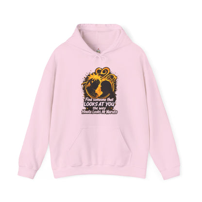 Hoodie - “Find Someone That Looks at You” Graphic Pullover