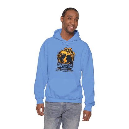 Hoodie - “Find Someone That Looks at You” Graphic Pullover