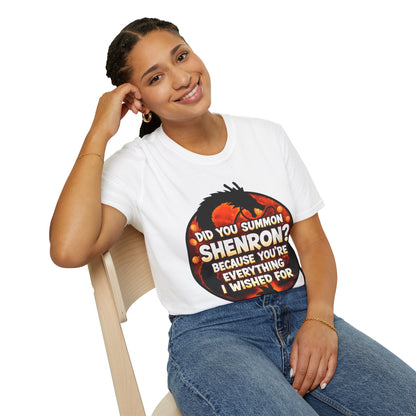 Shenron T-Shirt — “Did You Summon Shenron?” Graphic Tee Shirt