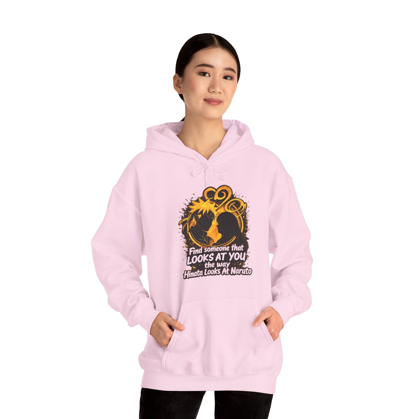 Hoodie - “Find Someone That Looks at You” Graphic Pullover