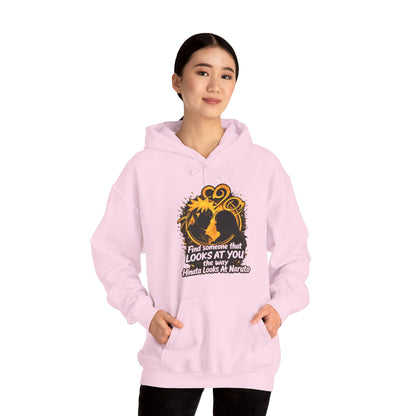 Hoodie - “Find Someone That Looks at You” Graphic Pullover