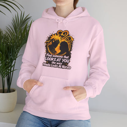 Hoodie - “Find Someone That Looks at You” Graphic Pullover