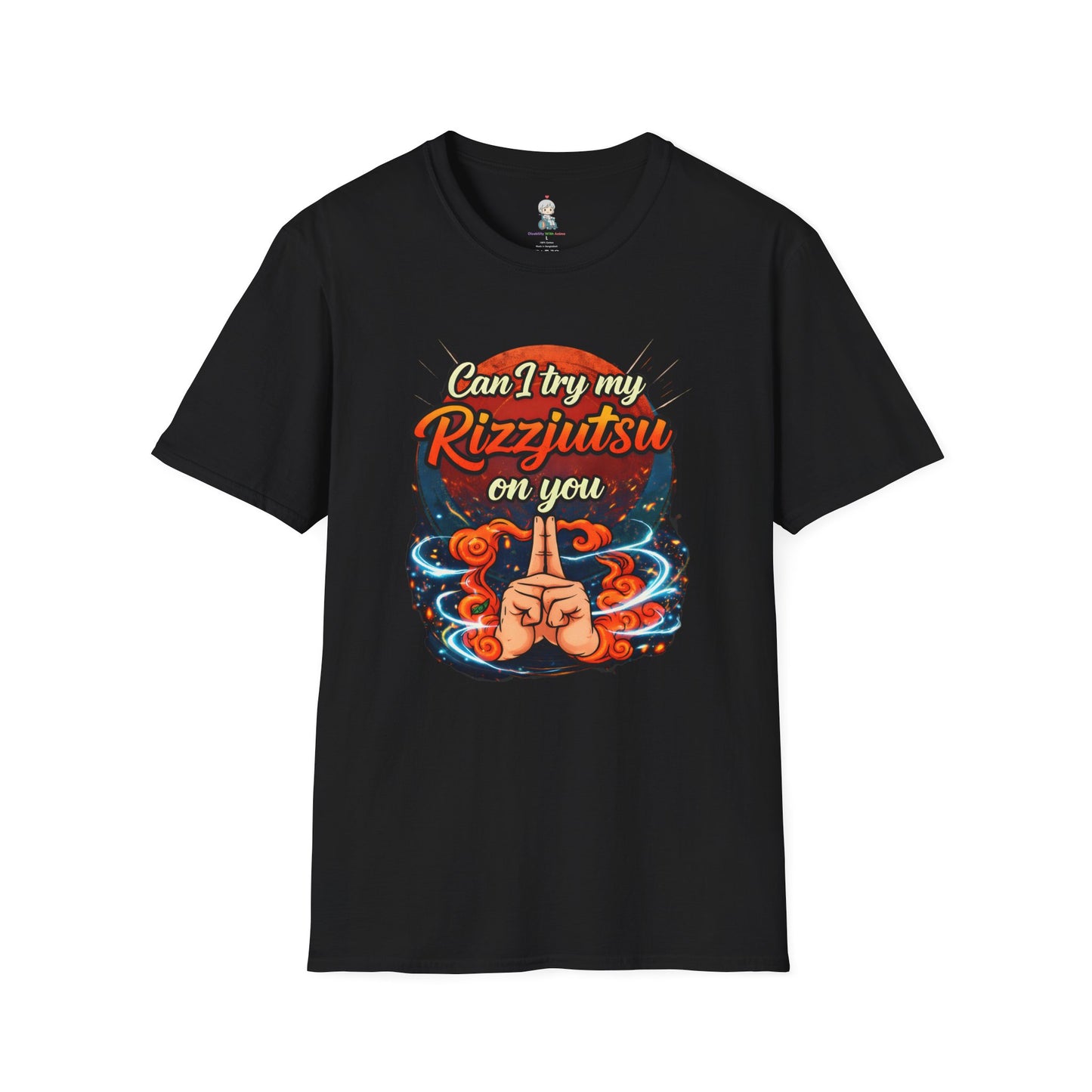 Rizzjutsu T‑Shirt – "Rizzjutsu" Graphic Tee Shirt