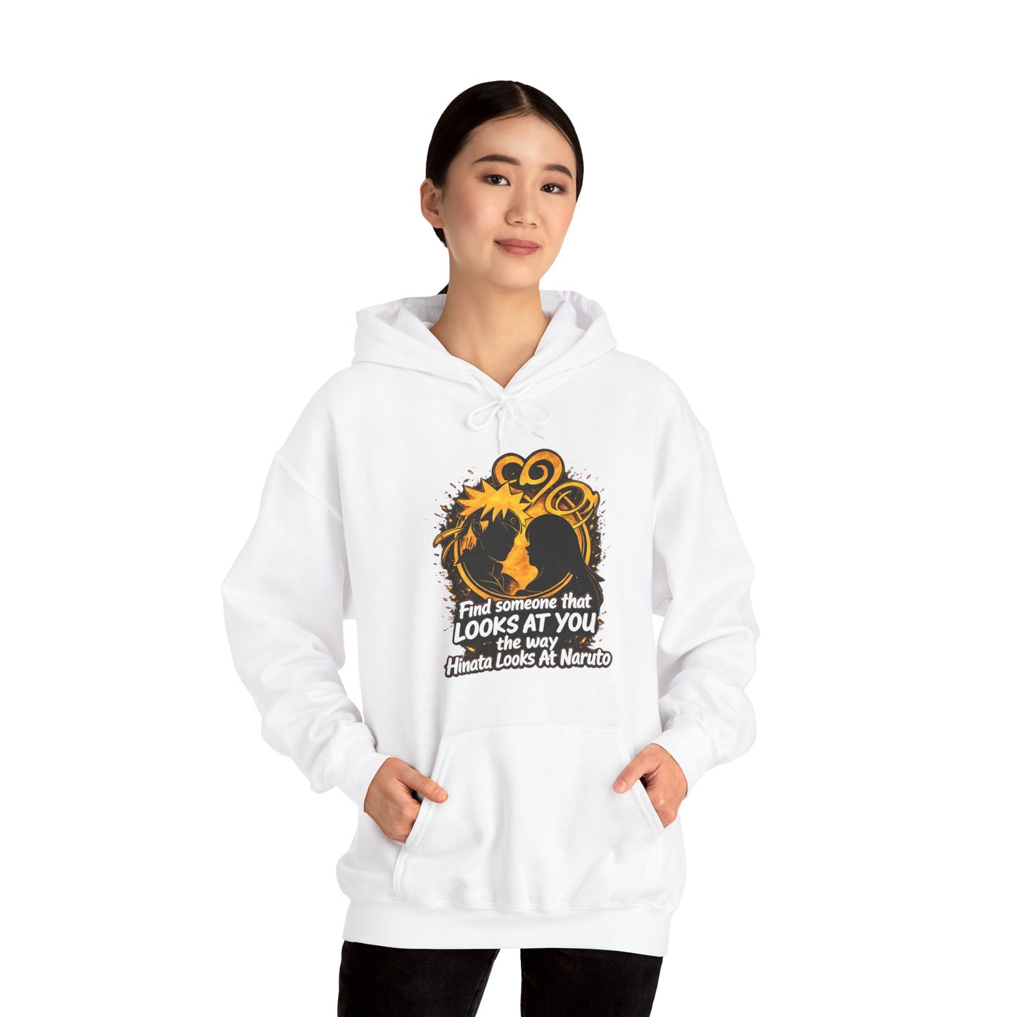 Hoodie - “Find Someone That Looks at You” Graphic Pullover