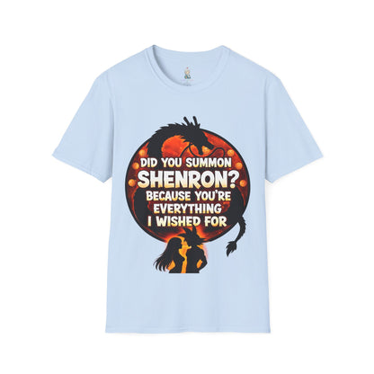 Shenron T-Shirt — “Did You Summon Shenron?” Graphic Tee Shirt
