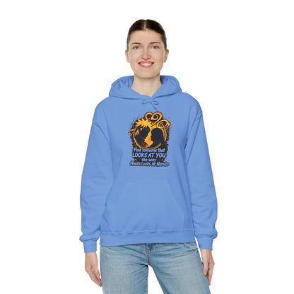 Hoodie - “Find Someone That Looks at You” Graphic Pullover