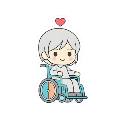 Disability With Anime Sticker – Disability Pride Laptop Decal