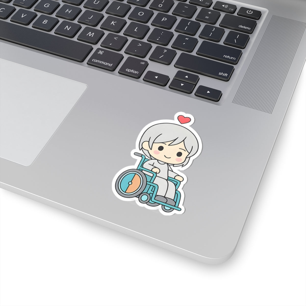 Disability With Anime Sticker – Disability Pride Laptop Decal