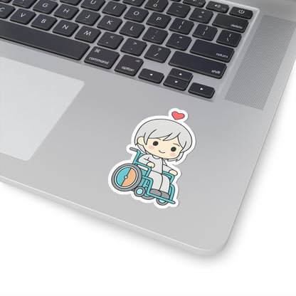 Disability With Anime Sticker – Disability Pride Laptop Decal