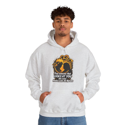 Hoodie - “Find Someone That Looks at You” Graphic Pullover