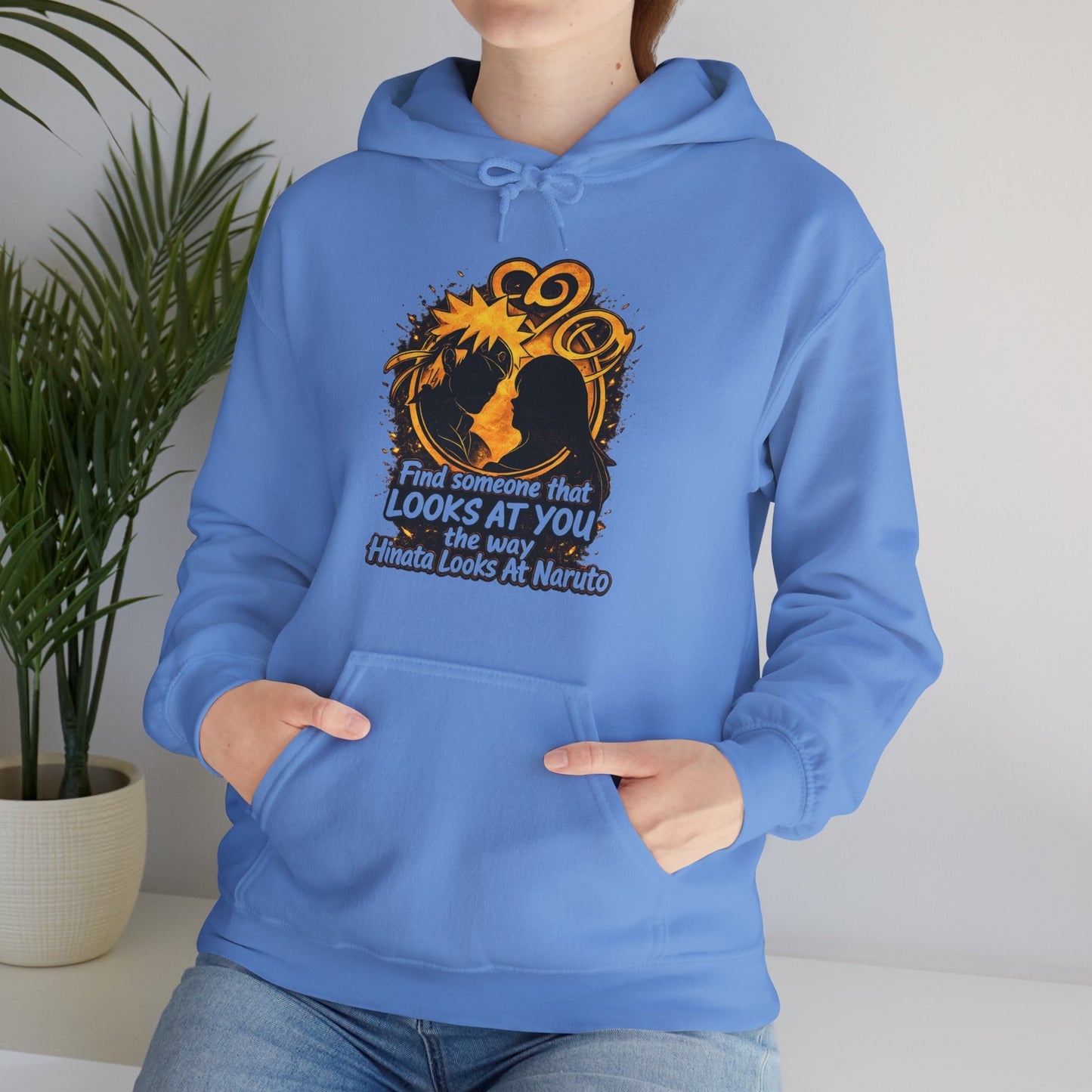 Hoodie - “Find Someone That Looks at You” Graphic Pullover
